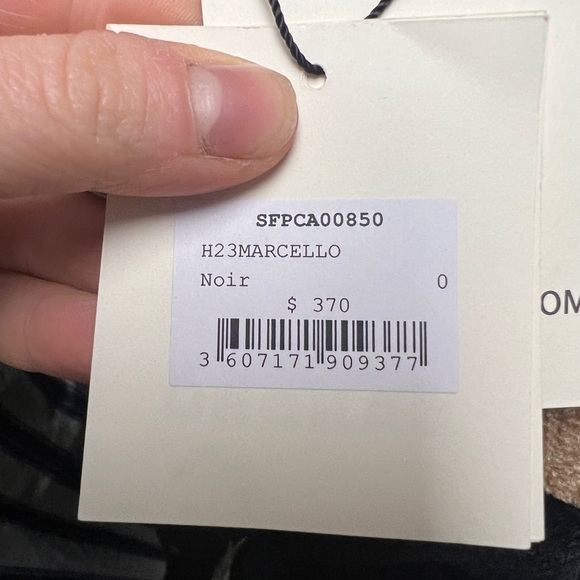 Marcello Velour Knit Cropped Coatigan - Picture 4 of 4